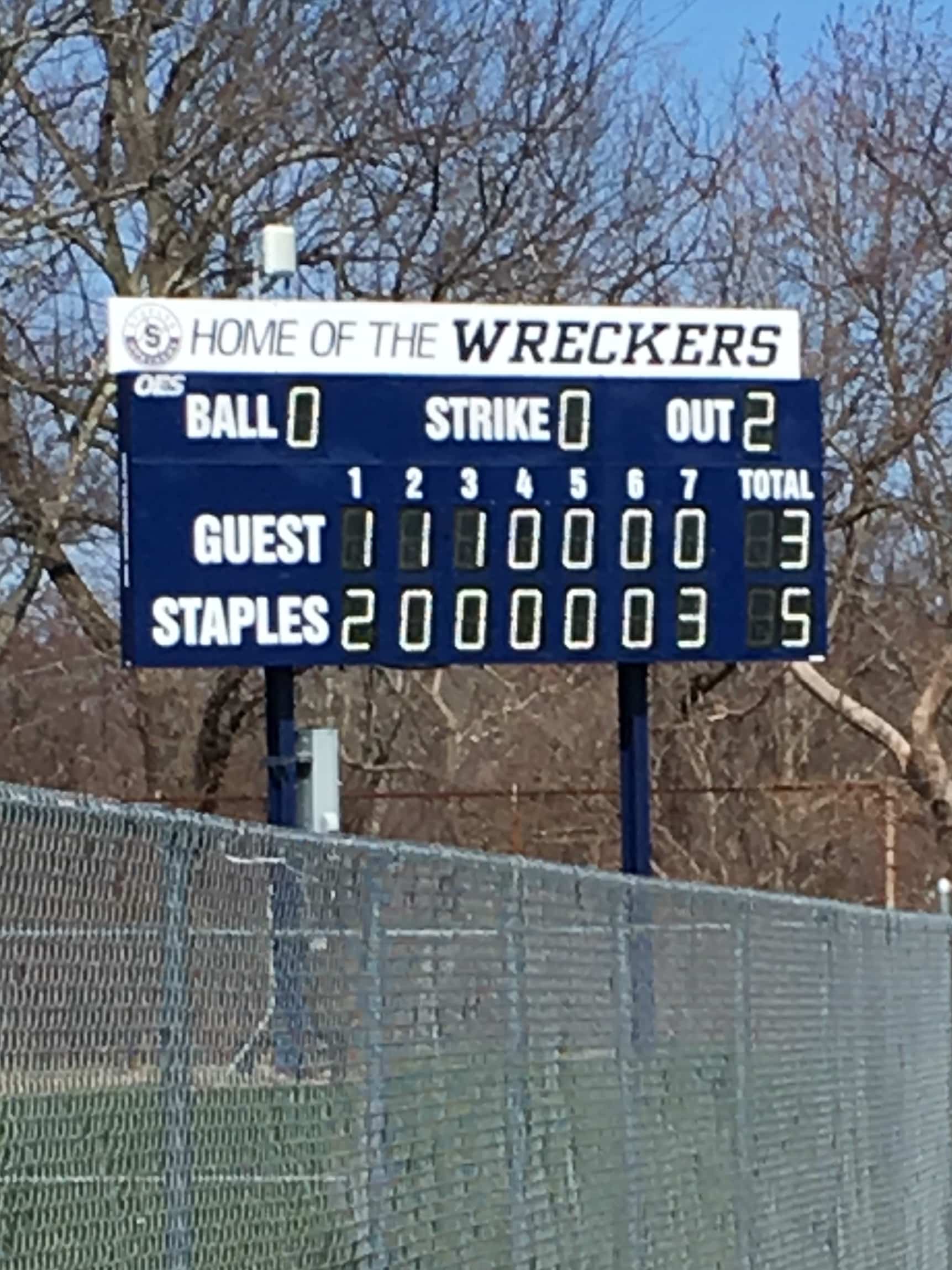 Staples wins Home Opener 5-3 over Xavier in dramatic fashion!!!!